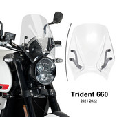 Trident 660 Trident660 motorkerékpár-alkatrészekhez, szélvédőhöz, szélvédőhöz, első ablakhoz, terelőlaphoz