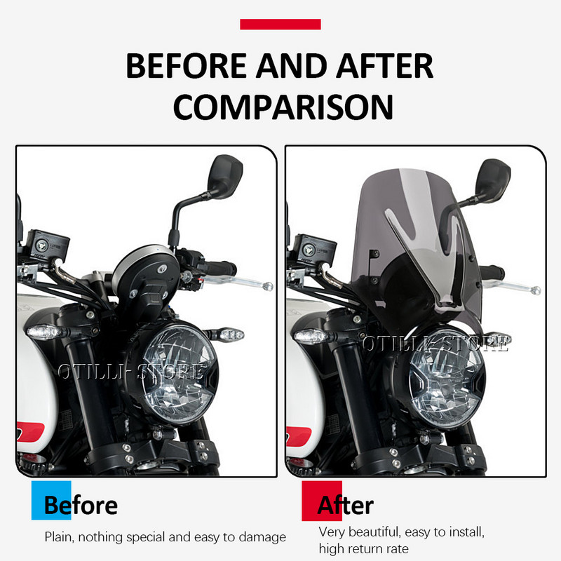 Trident 660 Trident660 motorkerékpár-alkatrészekhez, szélvédőhöz, szélvédőhöz, első ablakhoz, terelőlaphoz