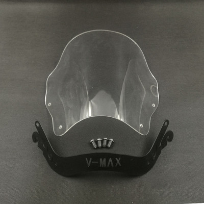 Čelné sklo pre Yamaha VMAX 1200 V-MAX 1200 Big Diavel 1985-2007 Deflektor s montážnym držiakom