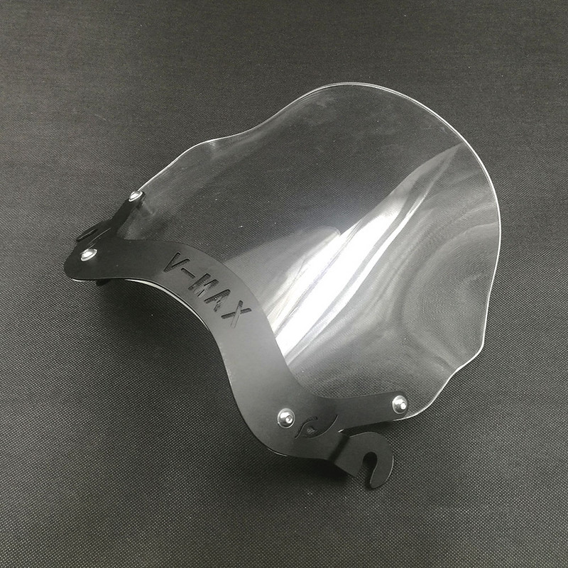 Čelné sklo pre Yamaha VMAX 1200 V-MAX 1200 Big Diavel 1985-2007 Deflektor s montážnym držiakom