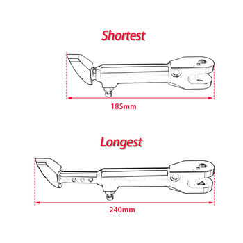 Регулируема стойка за крака, странична опора за BMW S1000RR S1000 RR Premium K46 S1000R 2010-2021 2015 2016 2017 2018 2019 2020
