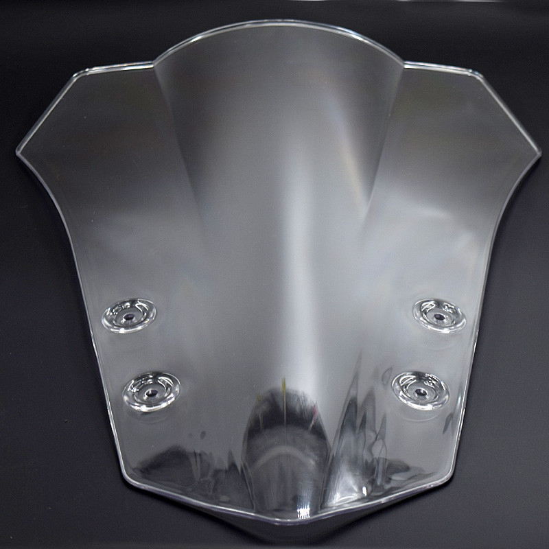 Motorkerékpár Dupla buborékos műanyag szélvédő tartozékok Moto szélvédő csavarok Yamaha MT09 Tracer 2015 2016 MT 09 MT-09 FJ09