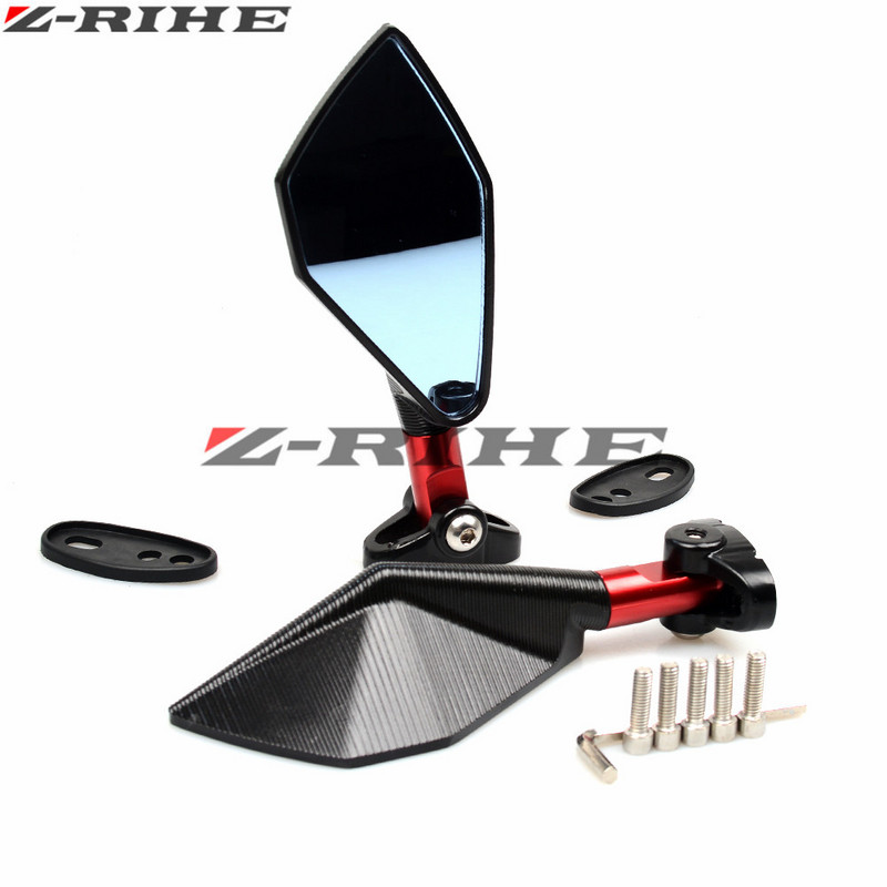 Univerzalni aluminijski CNC stražnji retrovizor motocikla za Kawasaki ZX6R ZX7R ZX10R ZX14R NINJA650R ER6N Z750 Z800 Z1000 yamaha