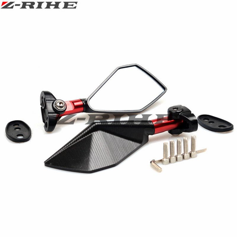 Univerzalni aluminijski CNC stražnji retrovizor motocikla za Kawasaki ZX6R ZX7R ZX10R ZX14R NINJA650R ER6N Z750 Z800 Z1000 yamaha