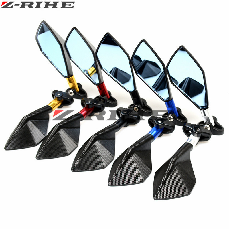 Univerzalni aluminijski CNC stražnji retrovizor motocikla za Kawasaki ZX6R ZX7R ZX10R ZX14R NINJA650R ER6N Z750 Z800 Z1000 yamaha