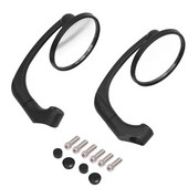 8/10 mm univerzálne spätné zrkadlo na motocykel so skrutkami, okrúhle, retro upravené, pre motorku, Cafe Racer, príslušenstvo