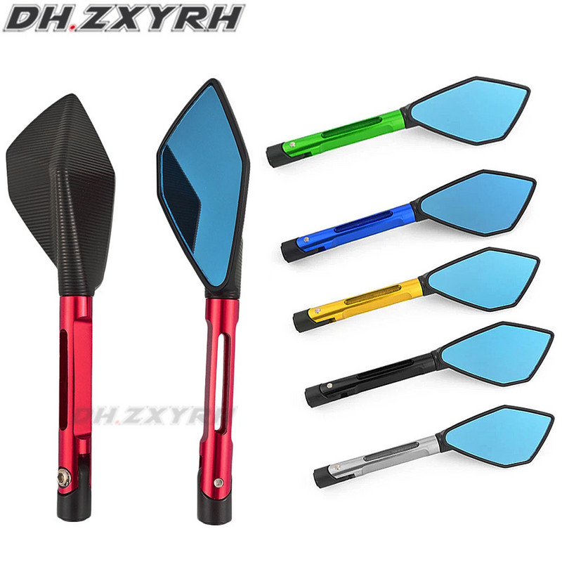 Aliuminio motociklo vairo galinio vaizdo veidrodžiai Neatspindintys veidrodėliai, skirti kawasaki Z750 Z 750 Z750R Z750S