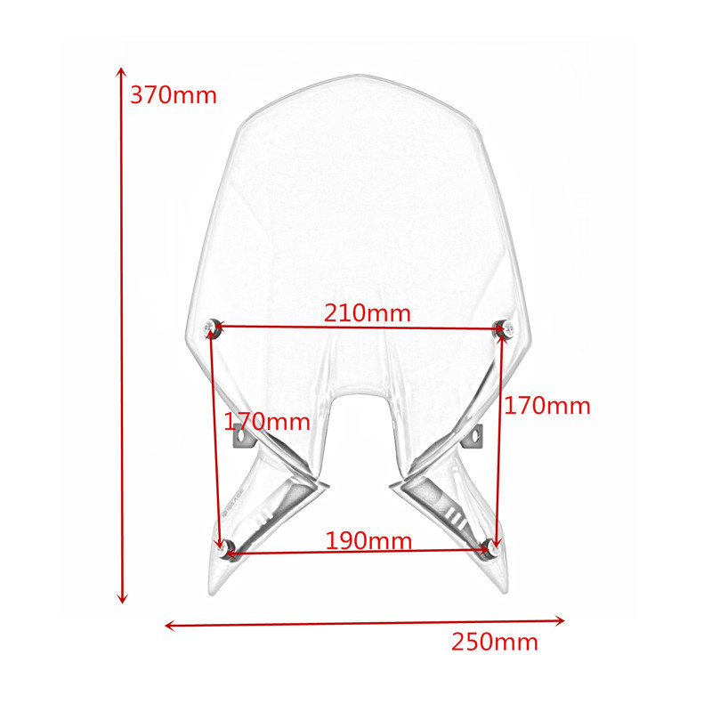 waase Ducati Monster 937 950 M937 M950 2021 2022 szélvédő szélvédő szélterelő pajzs ablak védőüveg konzollal