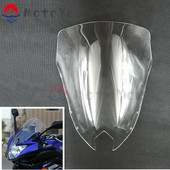 Pre Yamaha FZ6R FZ-6R FZS600 XJ6-F XJ6F Diversion 2009-2016 Čelné sklo Čelné sklo Ochranné sklo s dvojitou bublinou