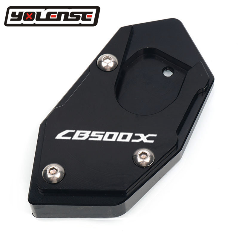 HONDA CB500X CB500F CB 500X 500F CB500 X /F motorkerékpárhoz, CNC alumínium oldalsó állvány alátét nagyítólemez kitámasztó hosszabbító