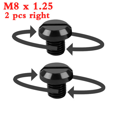 3 ks M8*1,25 Univerzálne CNC spätné zrkadlá, skrutky, kryty, skrutky pre Kawasaki Z400 Z650 Z750 Z800 Z900 Z1000/SX