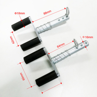 Použite vysokopevnostný stojan na kolesá a predné zadné diely z hliníkovej zliatiny pre motocykle, hákovú vidlicu v tvare U a gumu typu L, T-051
