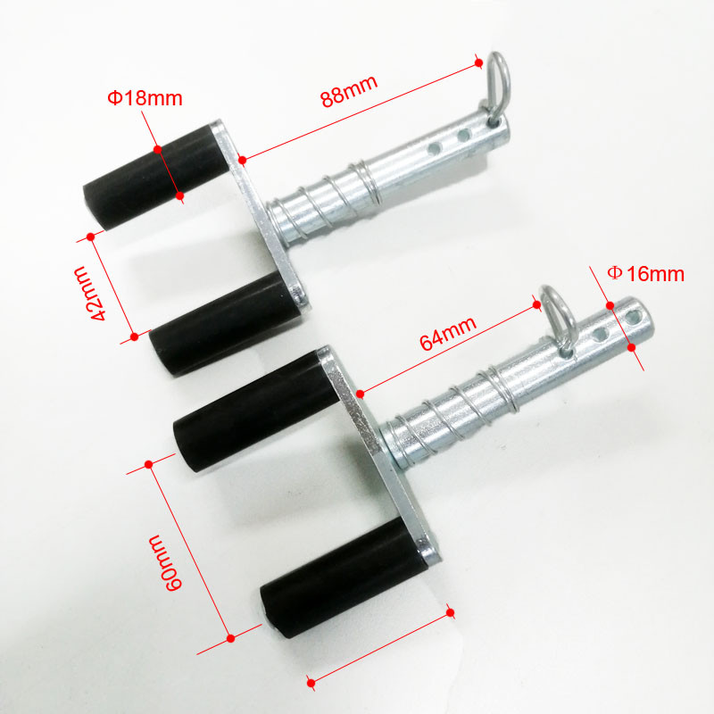 Použite vysokopevnostný stojan na kolesá a predné zadné diely z hliníkovej zliatiny pre motocykle, hákovú vidlicu v tvare U a gumu typu L, T-051