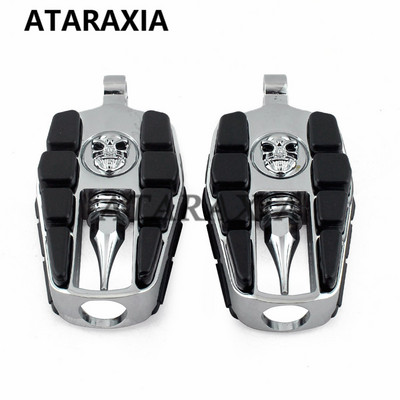 Motocyklové lebky, opierky na nohy, zombie, pedál, kolíky na nohy pre Harley Sportster XL 883 1200 Softail DYNA Street XG 750 500