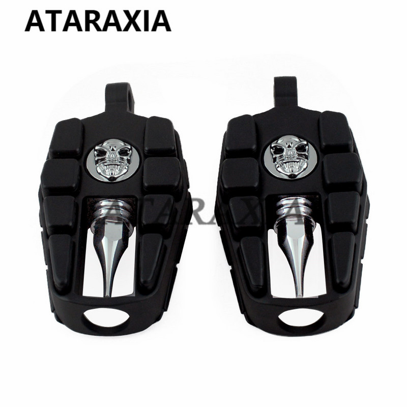 Motocyklové lebky, opierky na nohy, zombie, pedál, kolíky na nohy pre Harley Sportster XL 883 1200 Softail DYNA Street XG 750 500