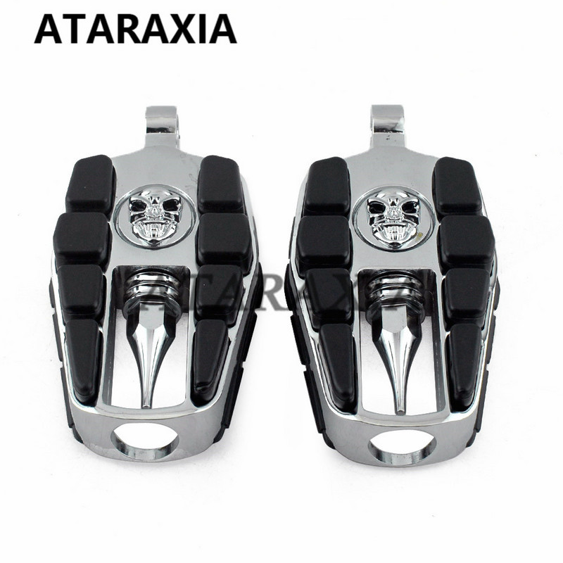 Motocyklové lebky, opierky na nohy, zombie, pedál, kolíky na nohy pre Harley Sportster XL 883 1200 Softail DYNA Street XG 750 500