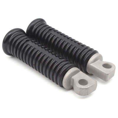 Fekete hátsó utas lábtartó lábtartók Harley Softail Deluxe Fat Boy FLFB Heritage Street Bob FXBB Low Rider FXLR-hez