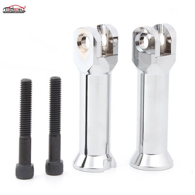 Fekete hátsó utas lábtartó lábtartók Harley Softail Deluxe Fat Boy FLFB Heritage Street Bob FXBB Low Rider FXLR-hez