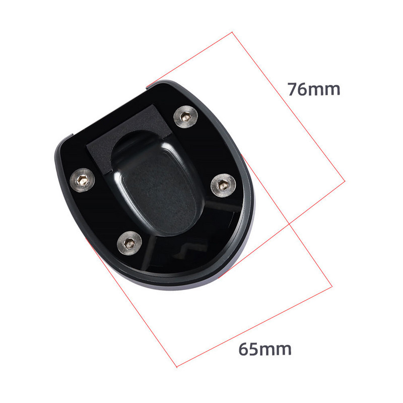 Skirta Vespa GTS300 GTV GTS 300 250 2013-2020 2019 Motociklo atraminio stovo prailginimo plokštė pėdos šoninio stovo padidinimo pagalvėlės atraminė plokštė