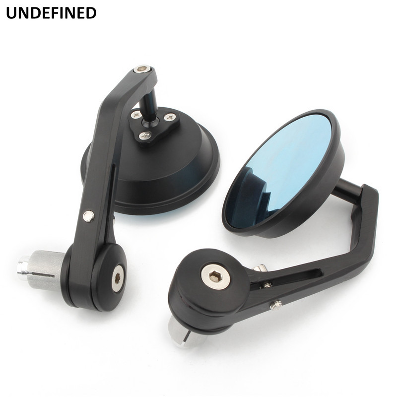 1" 25 mm-es rúdvég hátsó tükör motorkerékpár visszapillantó tükrök oldalsó kerek kormány Honda CB500 msx 125 Shadow r1200gs Chopperhez