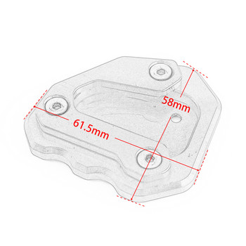За KTM 1290 Super Duke GT 2013-2018 Мотоциклет CNC Алуминиева стойка за крака Странична стойка Удължение Увеличете подложката Поддържаща плоча