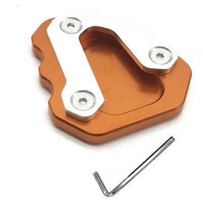 KTM 1290 Super Duke GT 2013-2018 motorkerékpárhoz, CNC alumínium támasztó talp láb oldalsó állvány meghosszabbítása nagyító alátámasztó lemezhez