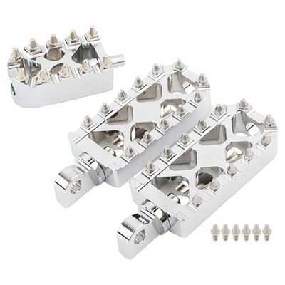 Harley MX lábtartókhoz motorkerékpárhoz, széles zsíros lábtartóhoz, váltókarokhoz, 360 forgó sportterekhez, Fatboy Street Bob, széles siklású Dyna Bobberhez