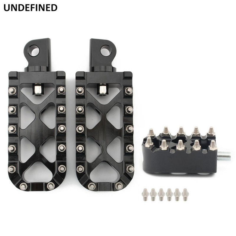 Harley MX lábtartókhoz motorkerékpárhoz, széles zsíros lábtartóhoz, váltókarokhoz, 360 forgó sportterekhez, Fatboy Street Bob, széles siklású Dyna Bobberhez