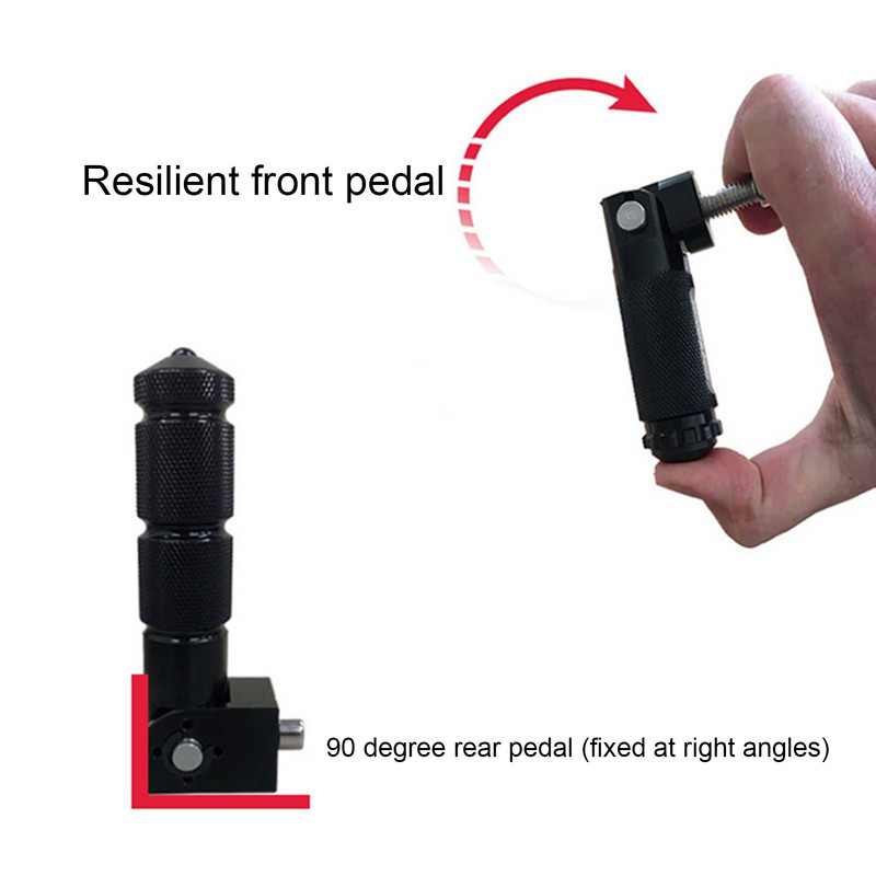 2 ks 8MM vysoko kvalitné univerzálne stupačky, skladacie o 90 stupňov, zadné sady, stupačky, zadné pedále, jednoduchá inštalácia pre motocykle