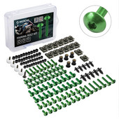 190 de bucăți șuruburi complete de carenare pentru Kawasaki ZX6R ZX7R ZX9R ZX10R ZX12R ZX14R Versys 650 Ninja 650R 1000 Z750 Z1000 ZZR600