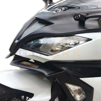 За Kawasaki Ninja 300 Ninja 250 NINJA300/250 2013-2017 Аксесоари за мотоциклети Пневматичен заден спойлер Протектор Преден обтекател