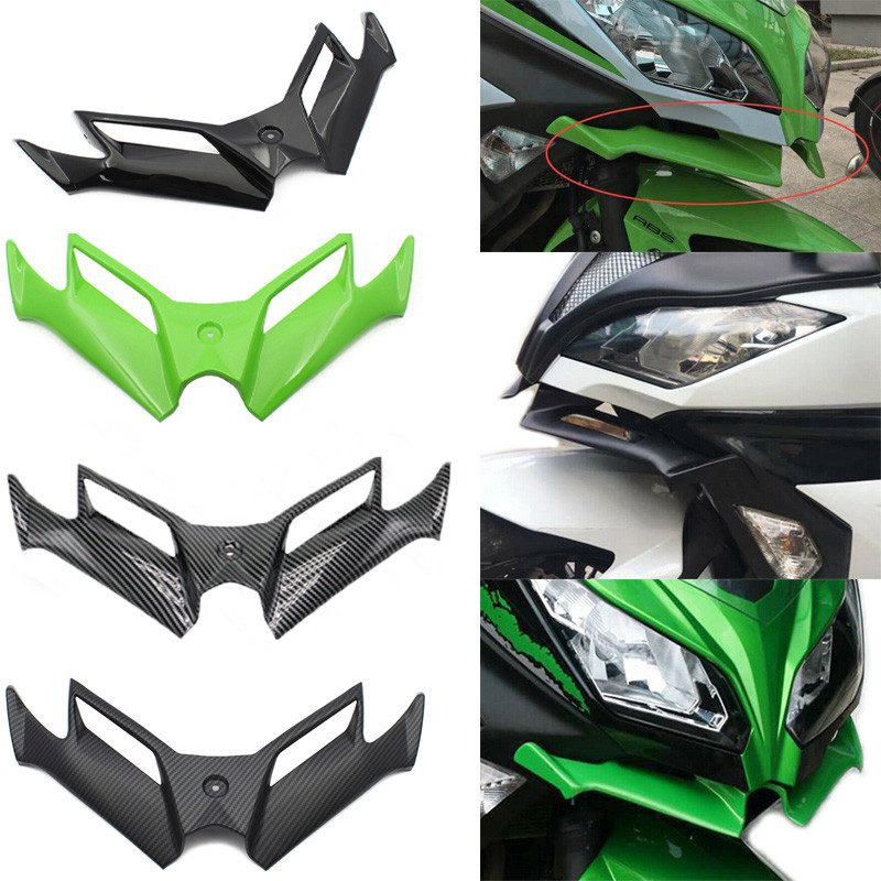 Kawasaki Ninja 300 Ninja 250 NINJA300/250 2013–2017 mootorratta tarvikud Pneumaatilise sabaspoileri kaitsme eesmine kaitsekate