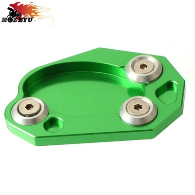 Zväčšovací tanier stojana pre motocykel, podperná podložka bočného stojana pre Kawasaki ER6N 2006 2007 2008 2009 2010 2011 2012 2013 2014 2015