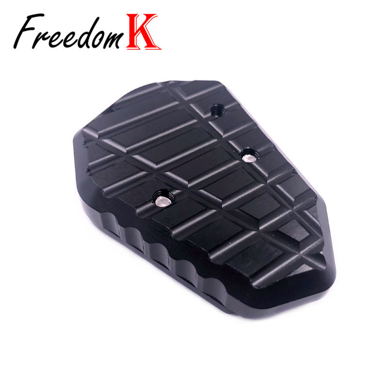 YAMAHA YZF-R6 YZF R6 YZFR6 2017 2018 2019 motorkerékpárhoz, CNC támasztó láb oldalsó állvány hosszabbító párna tartólemeze nagyító állvány