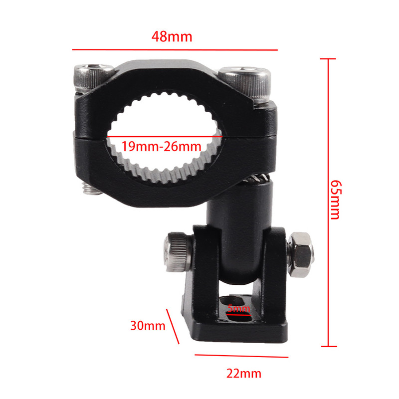Mootorratta LED-esitulede prožektori klambrid, kronsteini toru kinnitus mootorratta udutulede lisalambihoidikutele Motode tarvikud