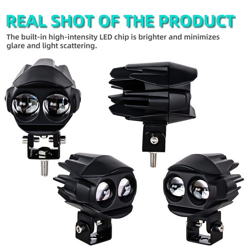 Mootorratta LED-esitulede prožektori klambrid, kronsteini toru kinnitus mootorratta udutulede lisalambihoidikutele Motode tarvikud