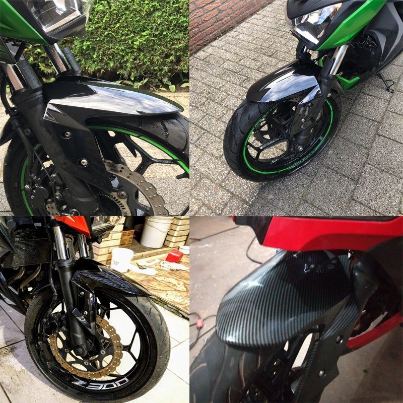 Skirtas Kawasaki Ninja 300 Fender priekinis sparnas, skirtas Kawasaki Ninja 300 NINJA 250 300 EX300 Z250 Z300 2013-2017 padangos purvasaugis Splash
