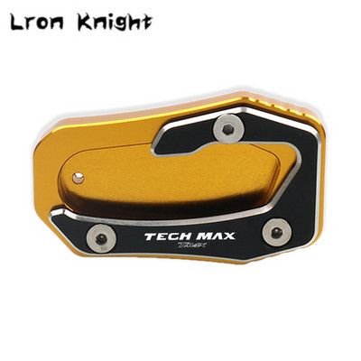 YAMAHA-hoz Tmax Tech Maxhez T-MAX TMAX 560 TMAX560 2019 2020 CNC támasztó láb oldalsó állvány hosszabbító alátét tartólemez nagyítás