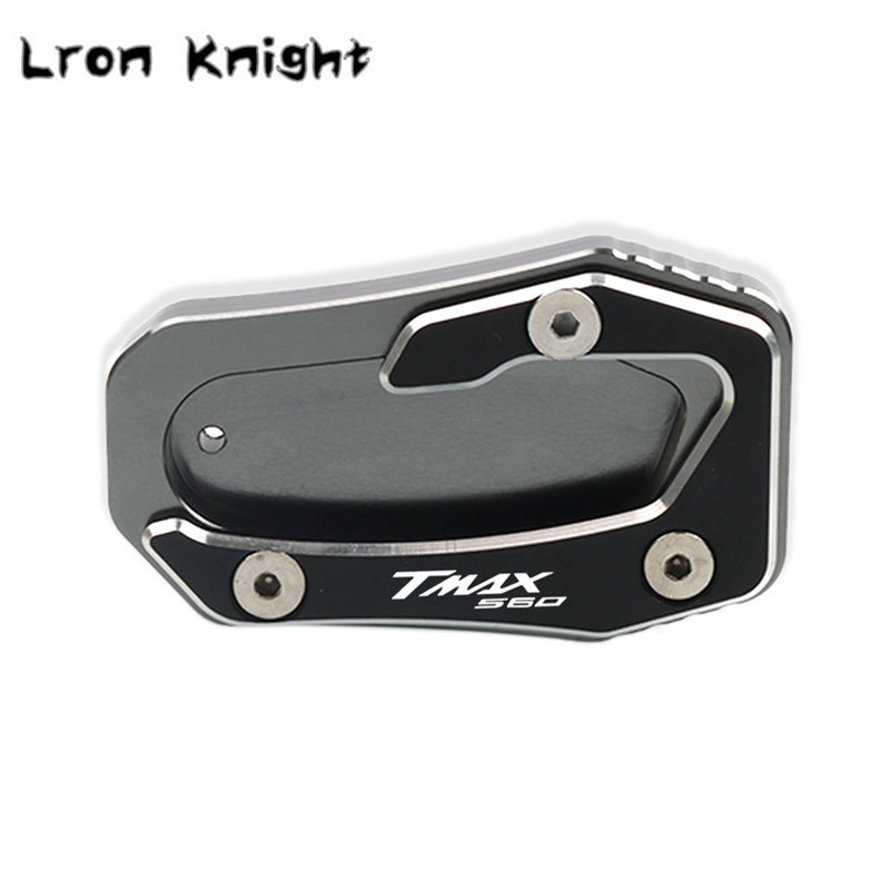 YAMAHA-hoz Tmax Tech Maxhez T-MAX TMAX 560 TMAX560 2019 2020 CNC támasztó láb oldalsó állvány hosszabbító alátét tartólemez nagyítás