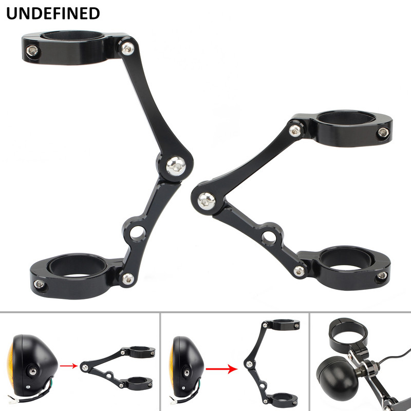 33mm-58mm esitulede kronsteini kinnitusklambri kahvli toru tulehoidik 54mm 49mm 45mm 41mm 37mm mootorratta Bobber Cafe Racer universaalne