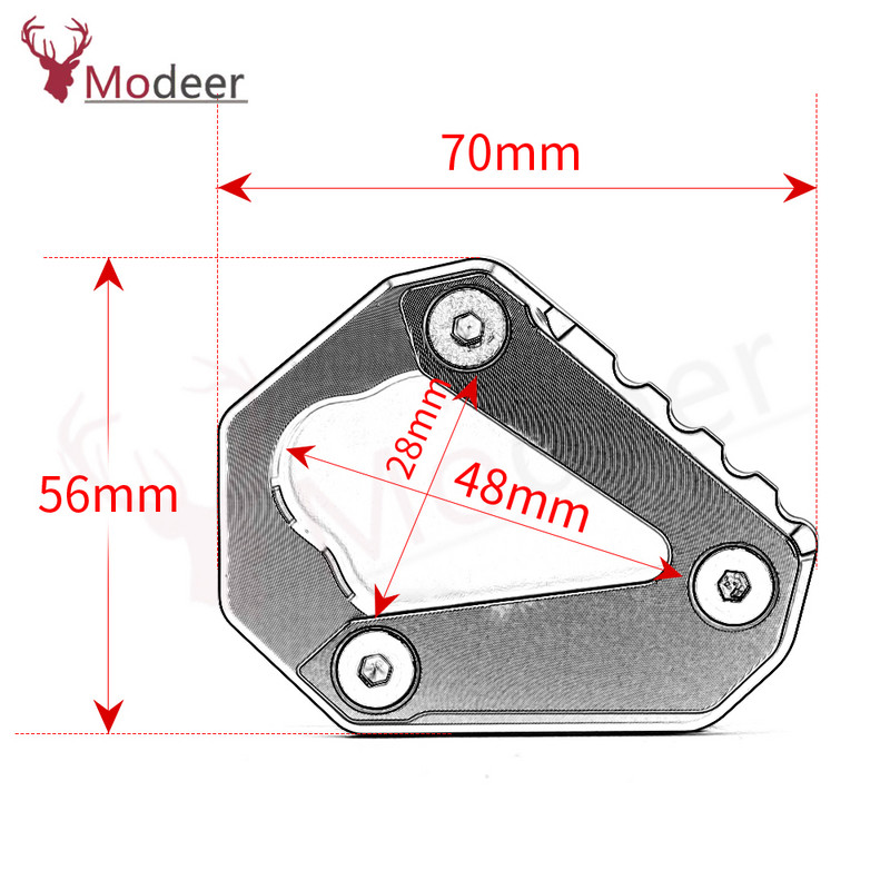 2023 S1000 RR Suport lateral pentru motociclete CNC din aluminiu Extensie mărită pentru BMW S 1000 RR S1000RR 1000RR 2019 20 2021 2022