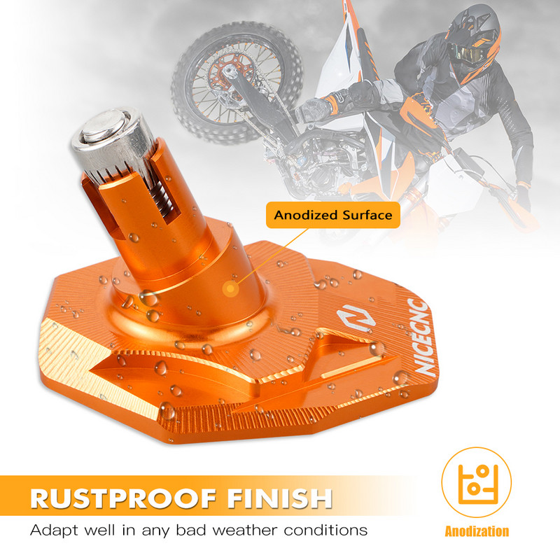 Predĺženie bočného stojana NiceCNC pre KTM 125-530 150 200 250 300 350 450 XC XCW XCF XCFW EXC EXCF 2008-2023