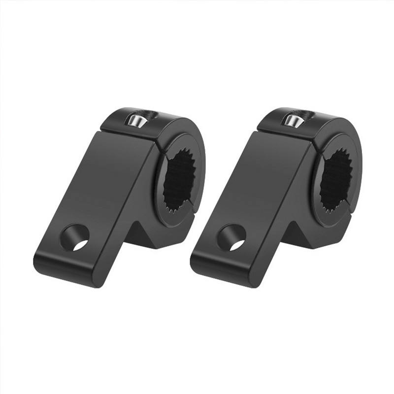 1 buc. cleme pentru bară luminoasă cu LED pentru motociclete Suporturi pentru cleme pentru tub Kit de montare pentru lumini de ceață pentru motociclete Accesorii pentru motociclete Negru
