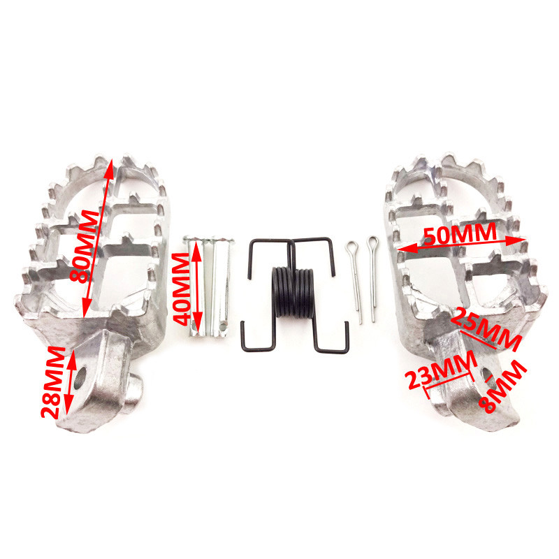 Stúpačky pre motocykle, opierky nôh pre Suzuki DL650 V-Strom 2004-2012 DL 650 Honda XR50R CRF50 CRF70 CRF80 CRF100F Dirt Bike
