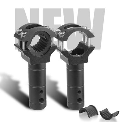 Držiak na vidlicu motocykla, predĺžovacia páka, svorka, LED svetlo, držiak na nárazník motocykla, upravený stojan na svetlomety, univerzálny