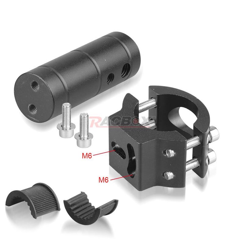 Držiak na vidlicu motocykla, predĺžovacia páka, svorka, LED svetlo, držiak na nárazník motocykla, upravený stojan na svetlomety, univerzálny