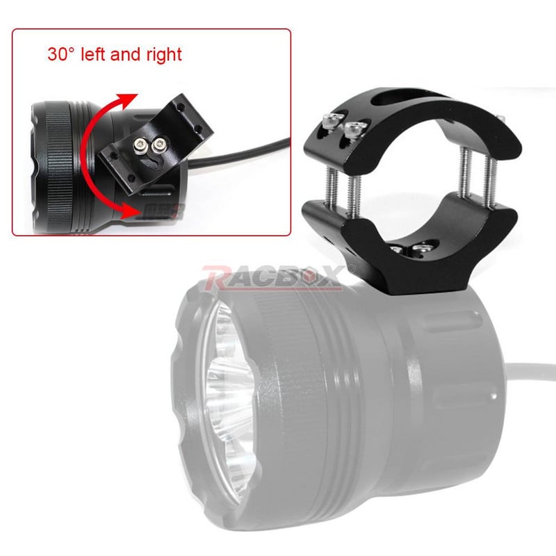 Držiak na vidlicu motocykla, predĺžovacia páka, svorka, LED svetlo, držiak na nárazník motocykla, upravený stojan na svetlomety, univerzálny