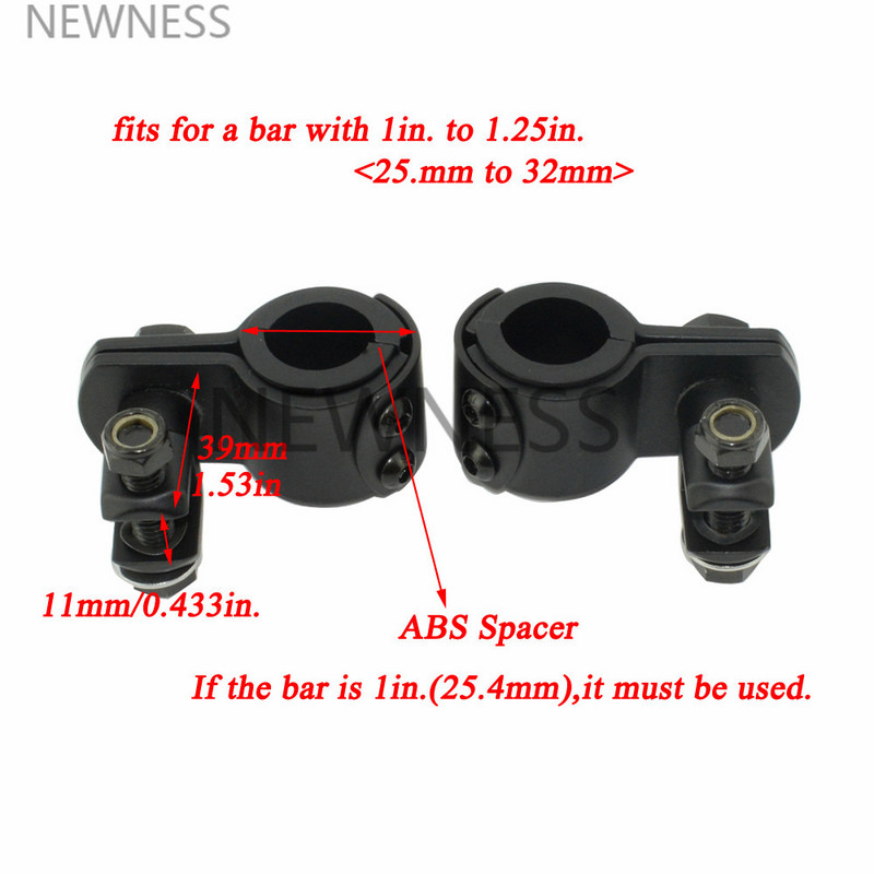 Dvojitá gumová svorka na motocyklový diaľničný nárazník, opierka na nohy, ochranný kryt motora, svorky na upevnenie nôh pre Harley Cafe Racer