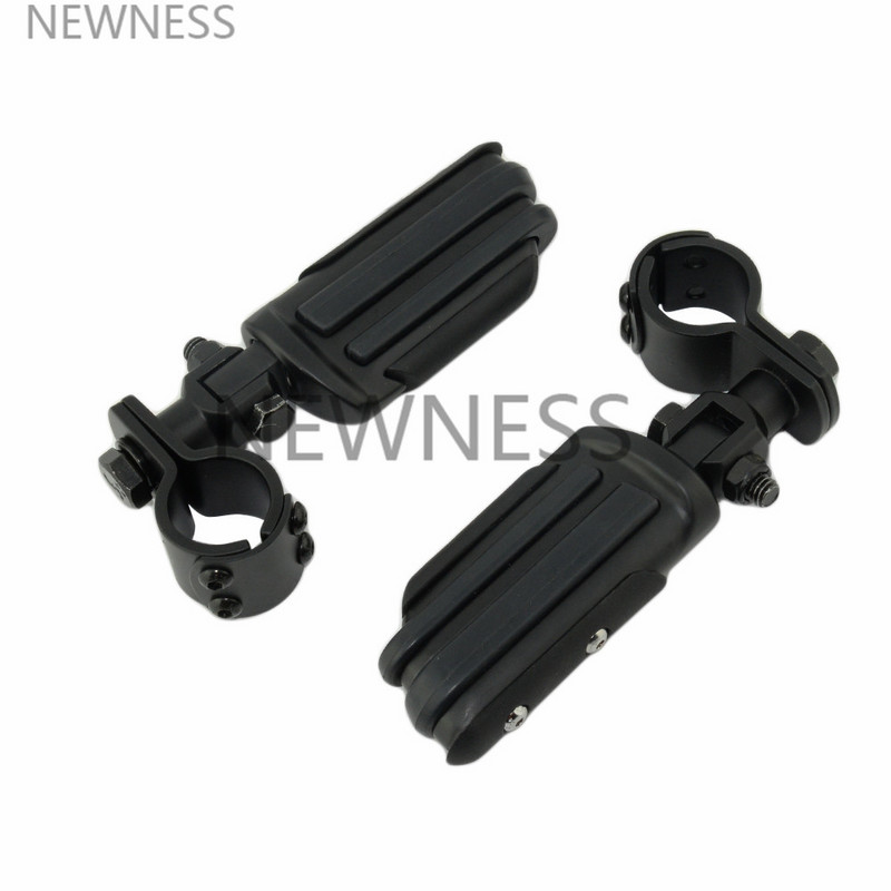 Dvojitá gumová svorka na motocyklový diaľničný nárazník, opierka na nohy, ochranný kryt motora, svorky na upevnenie nôh pre Harley Cafe Racer