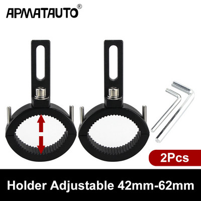 Motorkerékpár fényszóró konzol Állítható 22mm-32mm-62mm lökhárító tartó bilincs led lámpa konzoltartó tartó de phare moto